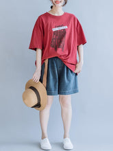 Casual Belt Jean Shorts